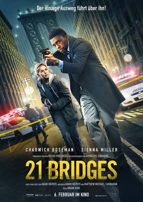 21 Bridges 2021 Hollywood Hindi Dubbed Full Movie ESub BluRay Movies4U
