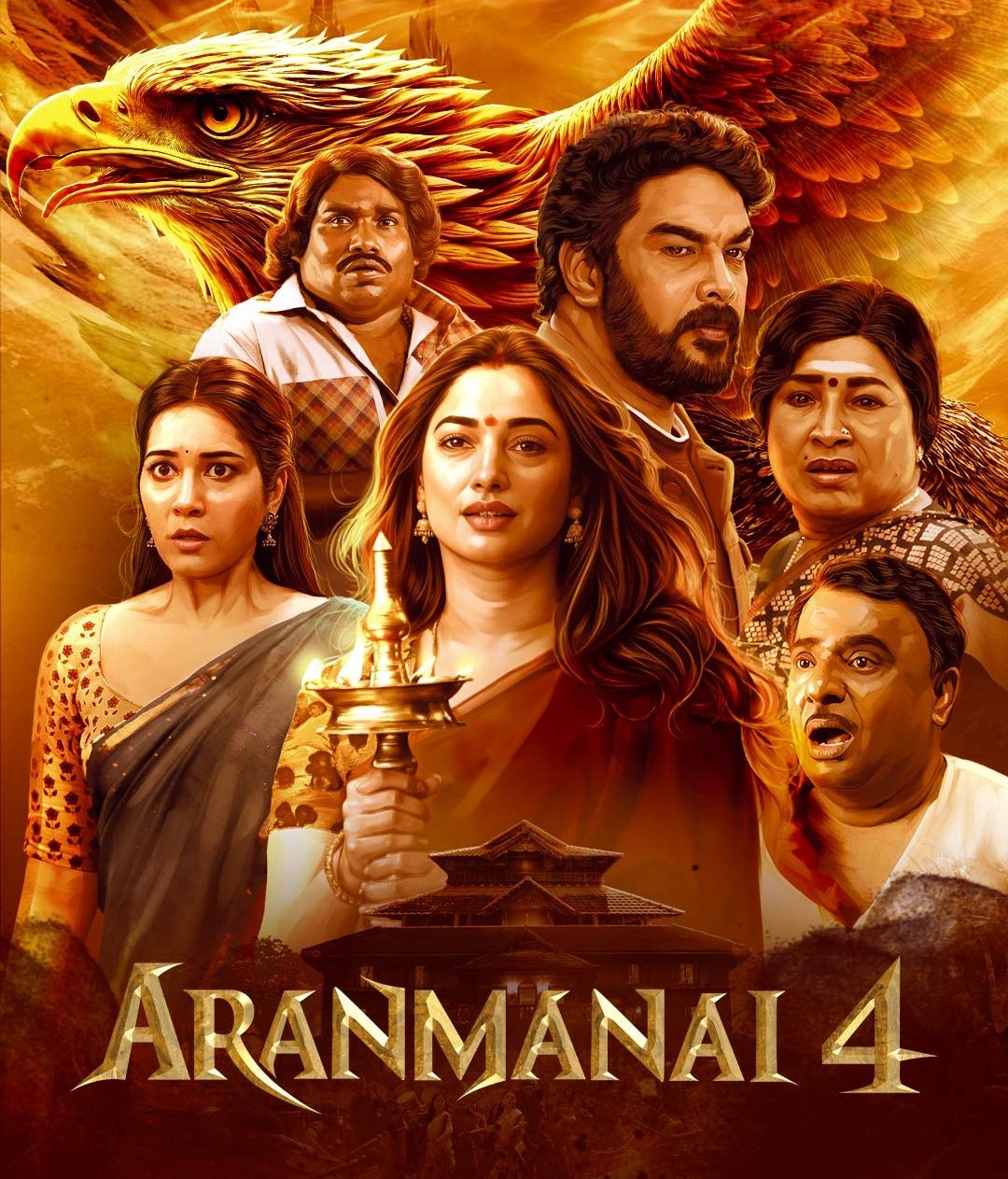 Aranmanai 4 2024 Hindi Tamil Dual Audio UnCut Movie HD ESub Movies4U
