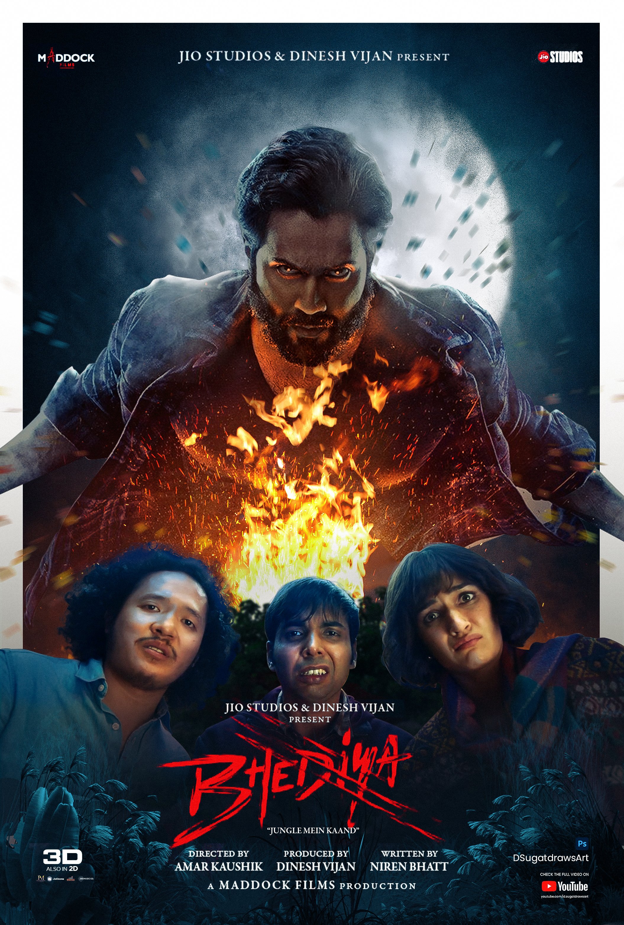 Bhediya 2022 Bollywood Hindi Full Movie PreDvD Movies4U