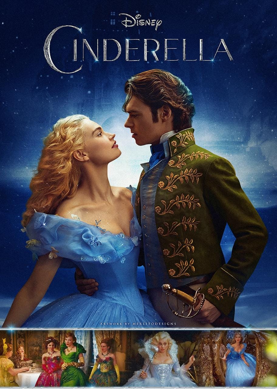 Cinderella 2015 Dual Audio Hindi English Full Movie Bluray ESub Movies4U
