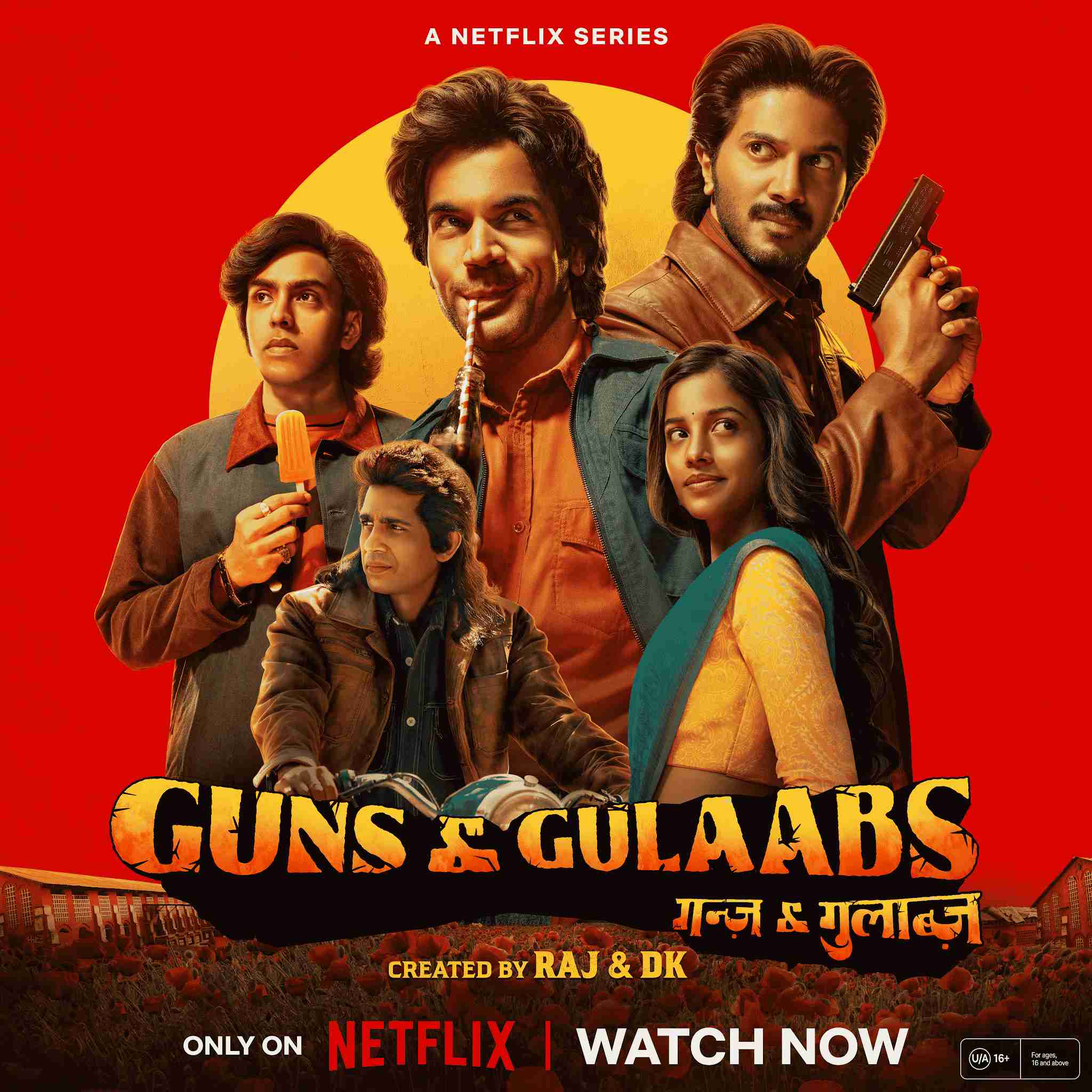 Guns and Gulaabs S1 2023 Hindi Completed Web Series HEVC ESub Movies4U