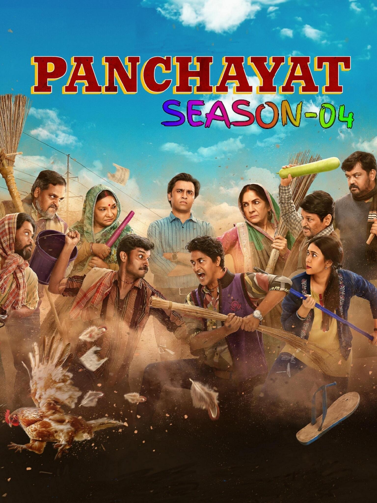 Panchayat S04 2025 Hindi Completed Web Series HEVC ESub Movies4U