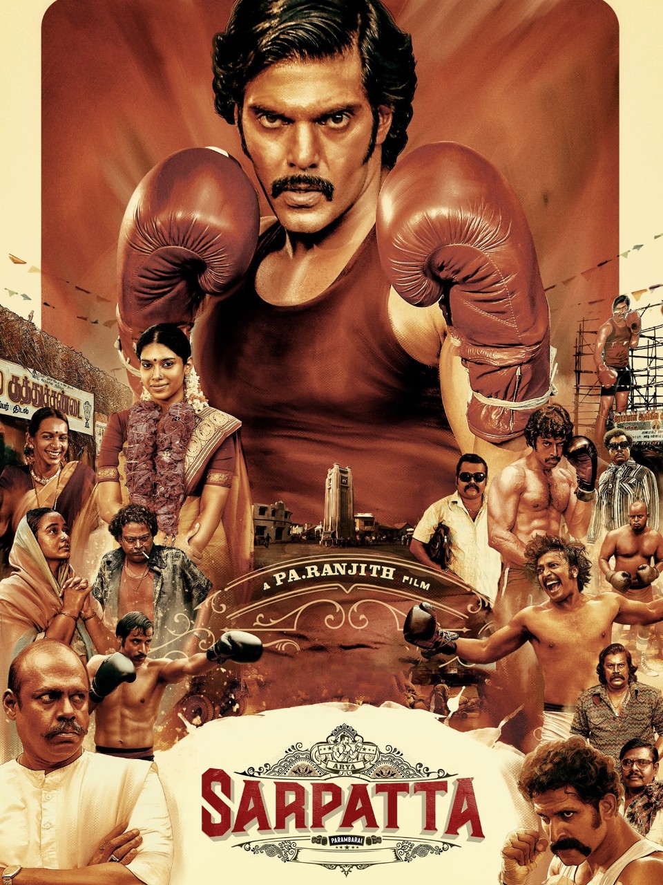 Sarpatta Parambarai 2021 Hindi Tamil Dual Audio UnCut Movie HD ESub Movies4U