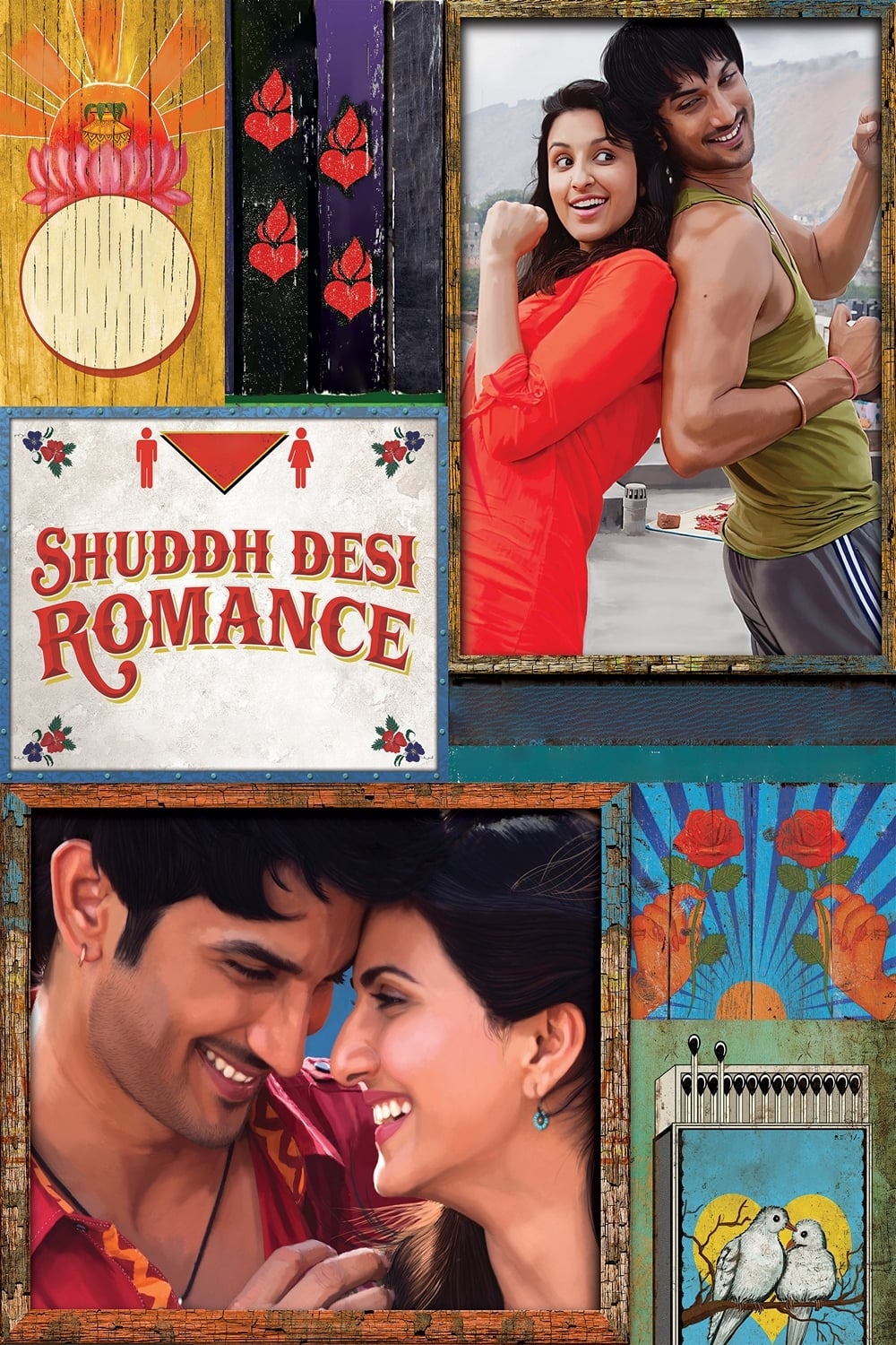 Shuddh Desi Romance 2013 Bollywood Hindi Movie BluRay HD ESub Movies4U