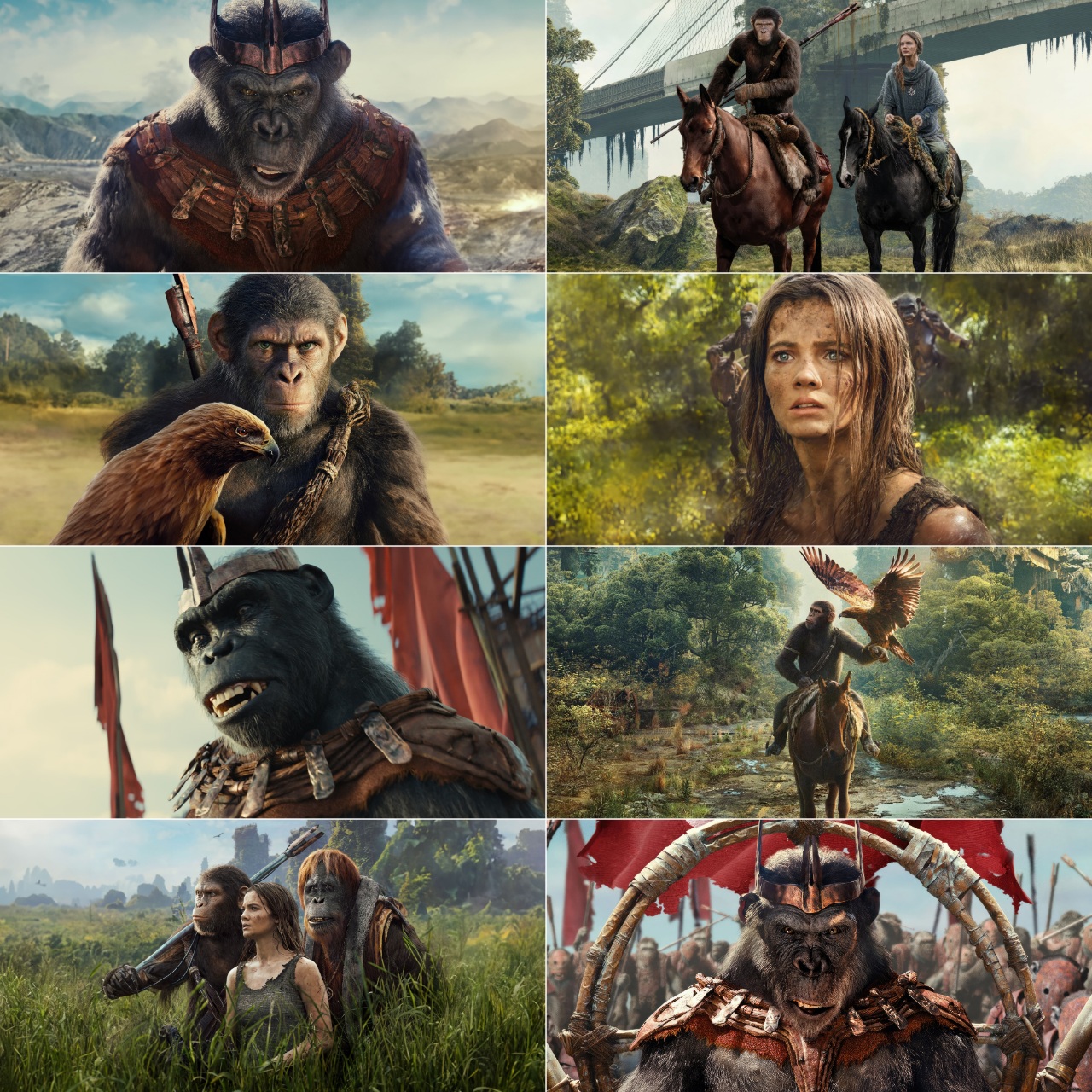 Kingdom of the Planet of the Apes (2024) (Hindi   English) Dual Audio Movie HD ESub Movies4U screenshot