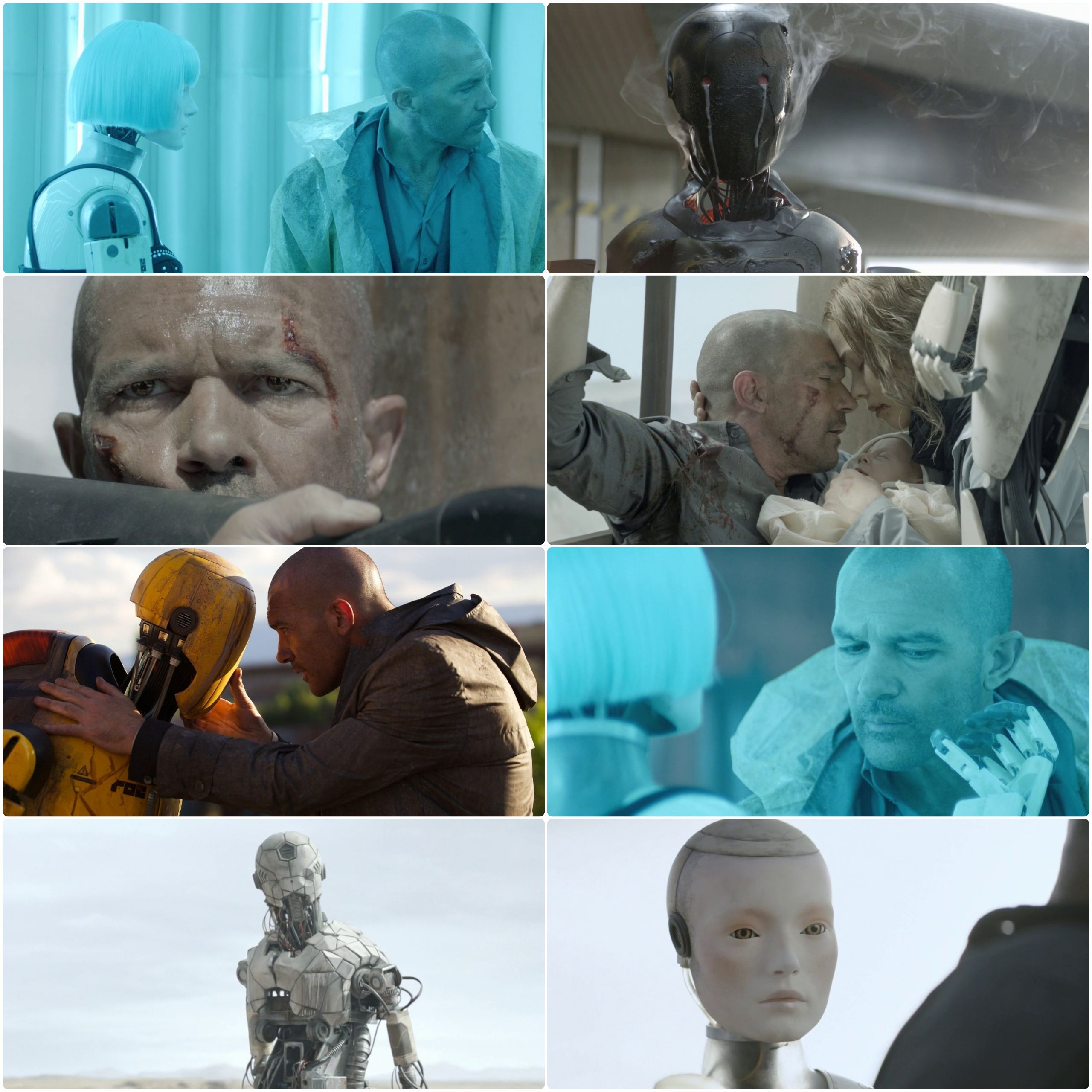 Automata 2014 Hindi English Dual Audio Hollywood Movie BluRay HD ESub Movies4U screenshot