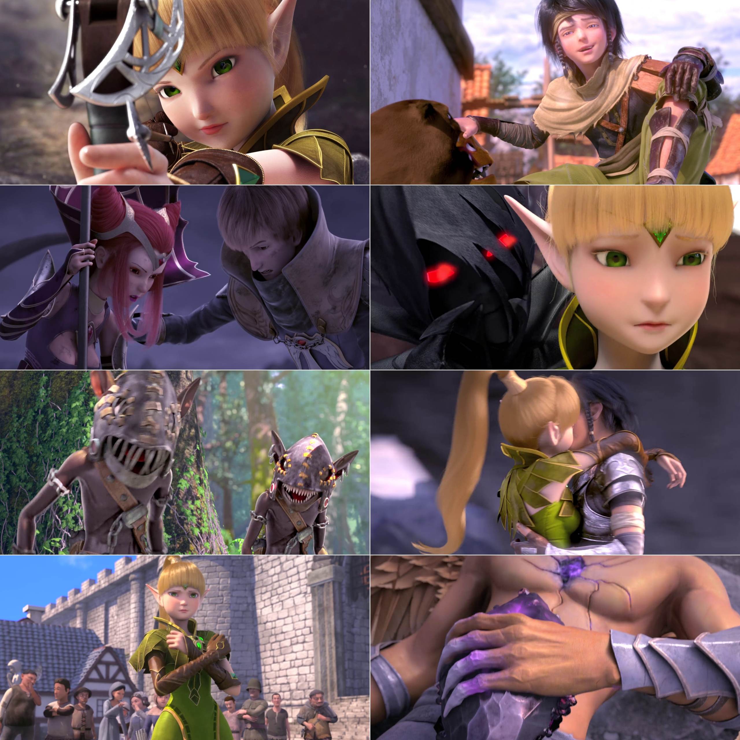 Dragon Nest Warriors Dawn 2014 Hindi English Dual Audio Animated Movie BluRay HD ESub Movies4U screenshot