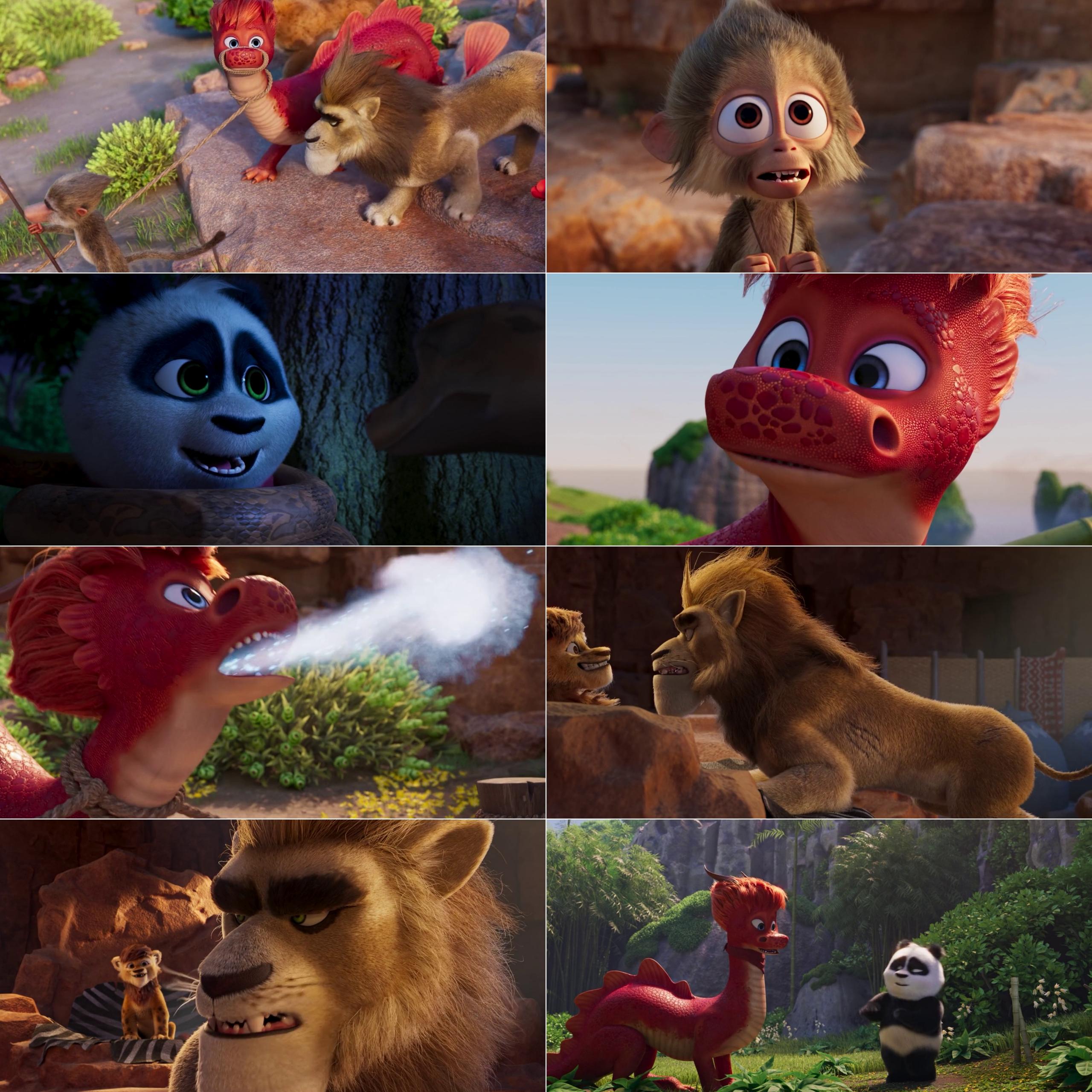 Panda Bear in Africa 2024 Hindi English Dual Audio Animated Movie HD ESub Movies4U screenshot