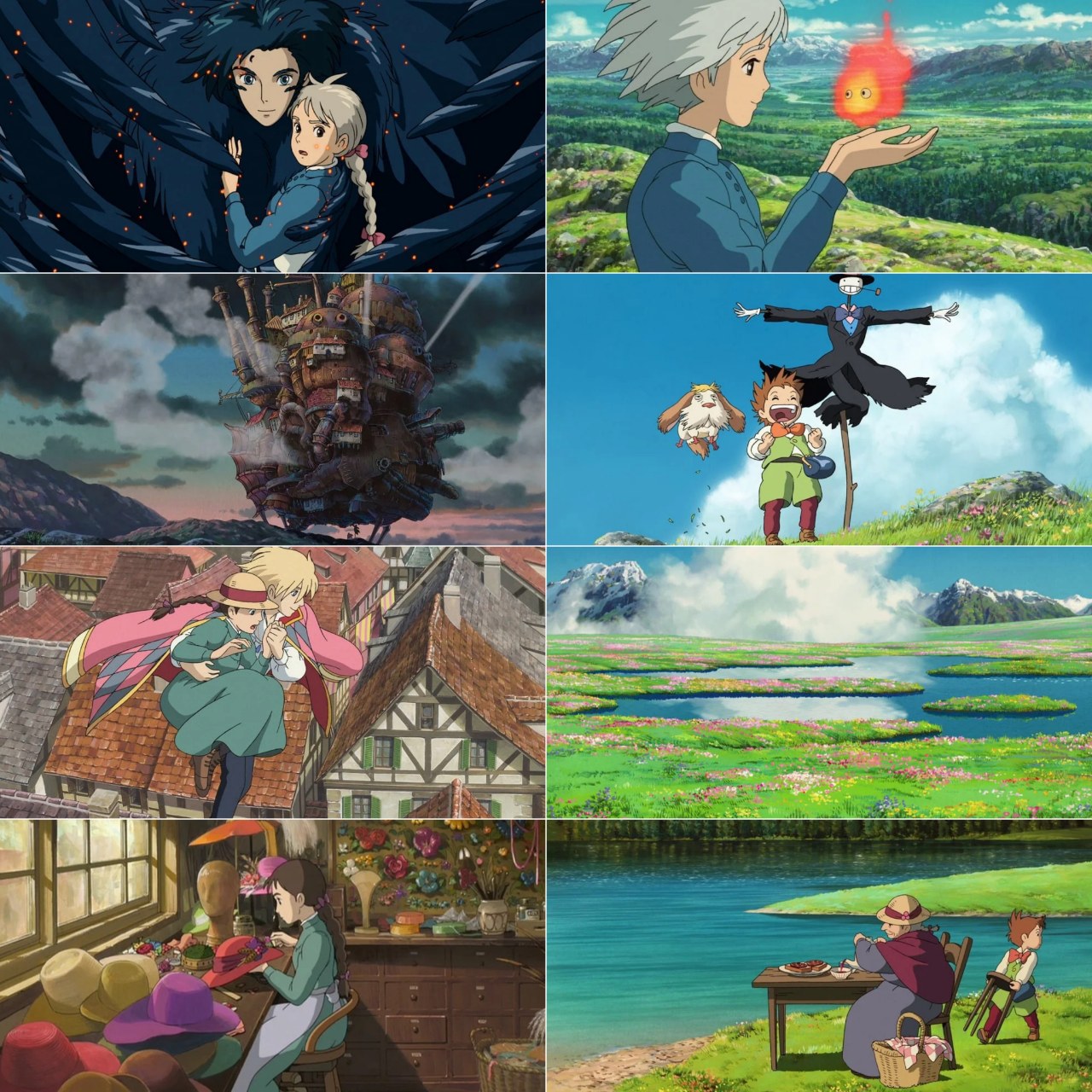 Howl s Moving Castle 2004 Hindi English Japanese Animated Movie BluRay HEVC 10bit ESub Movies4U screenshot