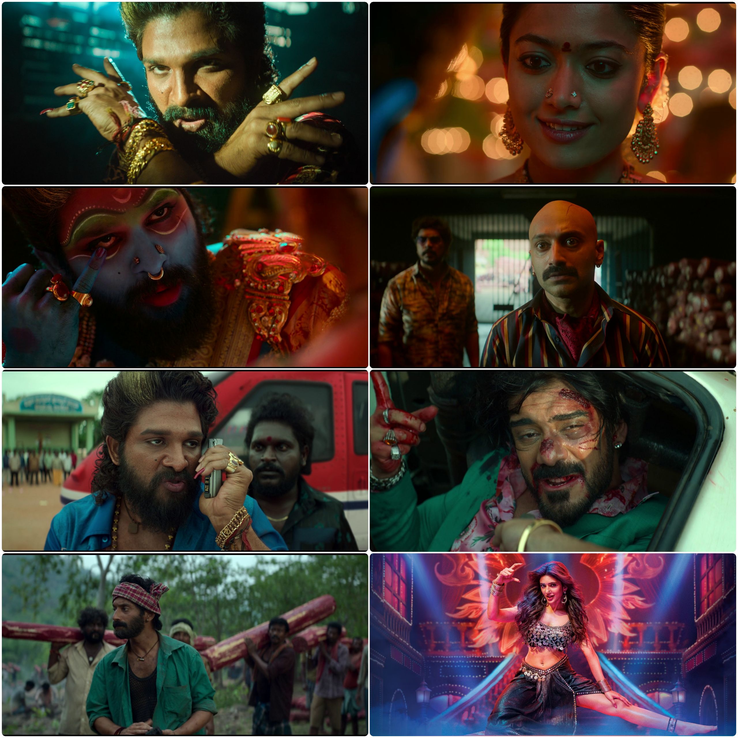 Pushpa 2 The Rule 2024 Hindi Telugu Dual Audio UnCut South Movie HD ESub Movies4U screenshot