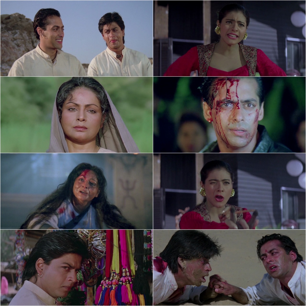 Karan Arjun 1995 Bollywood Hindi Movie HD ESub Movies4U screenshot