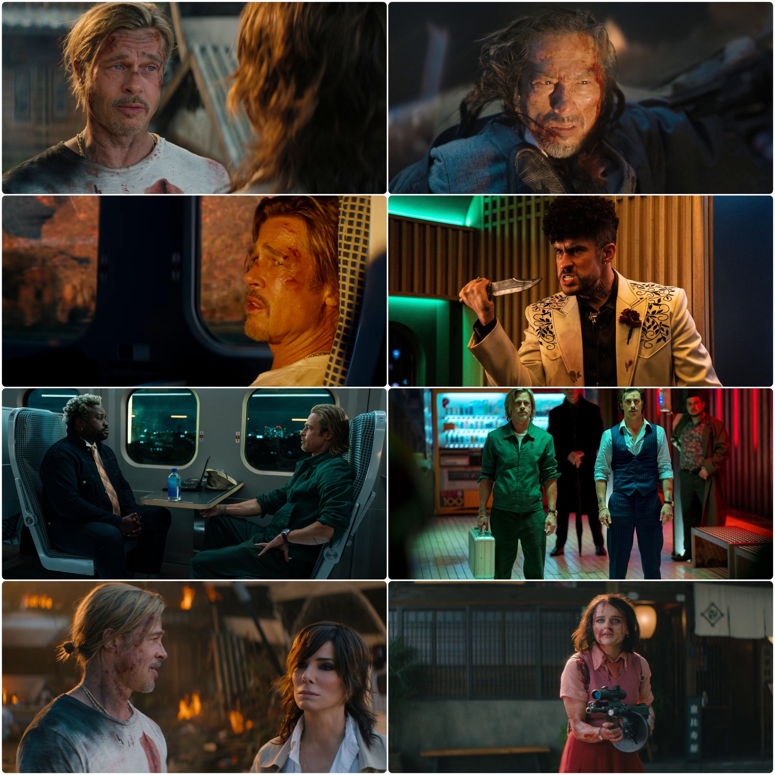 Bullet Train 2022 Hindi English Hollywood Dual Audio Movie BluRay HD ESub Movies4U screenshot