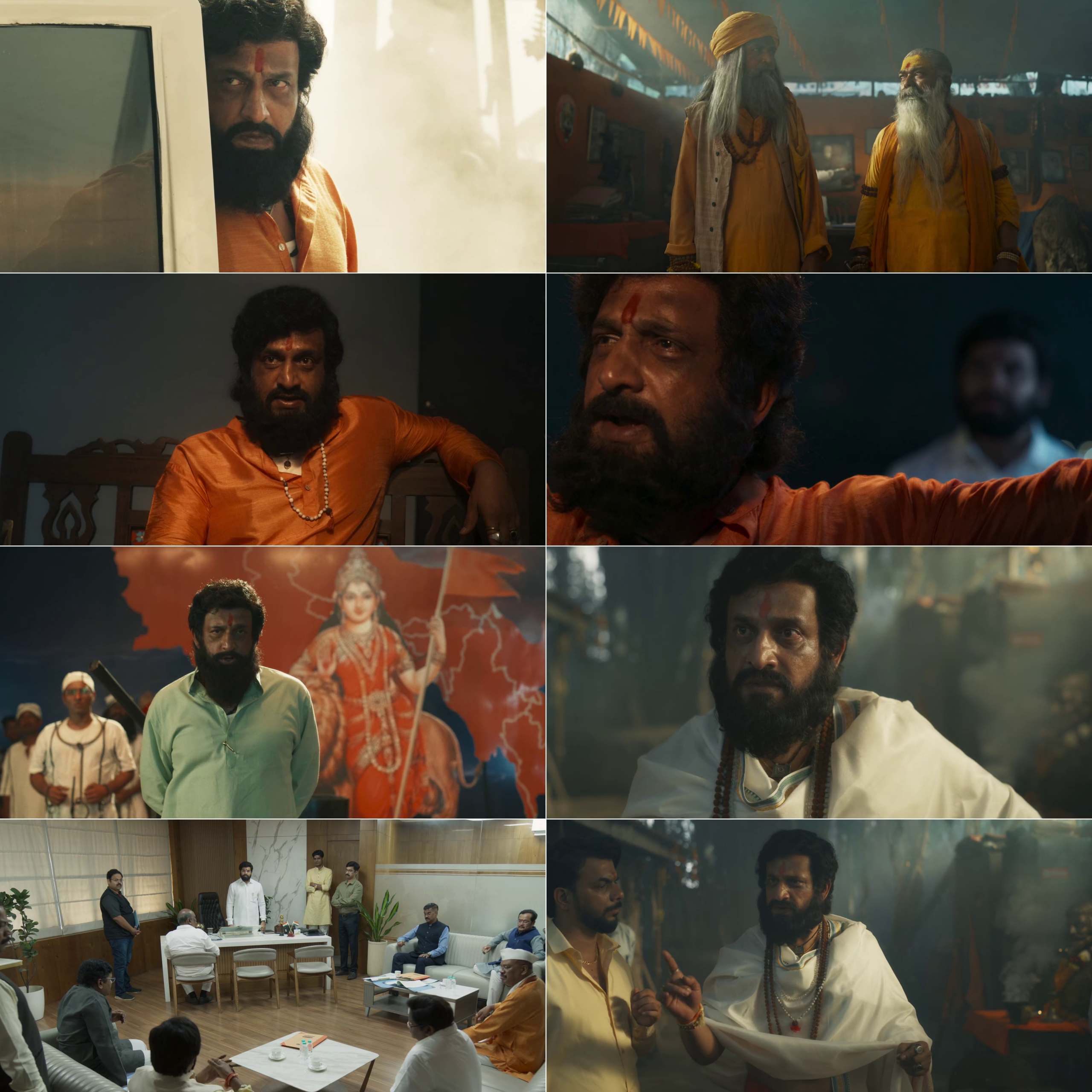 Dharmaveer 2 2024 Hindi Marathi Dual Audio UnCut Movie HD ESub Movies4U screenshot
