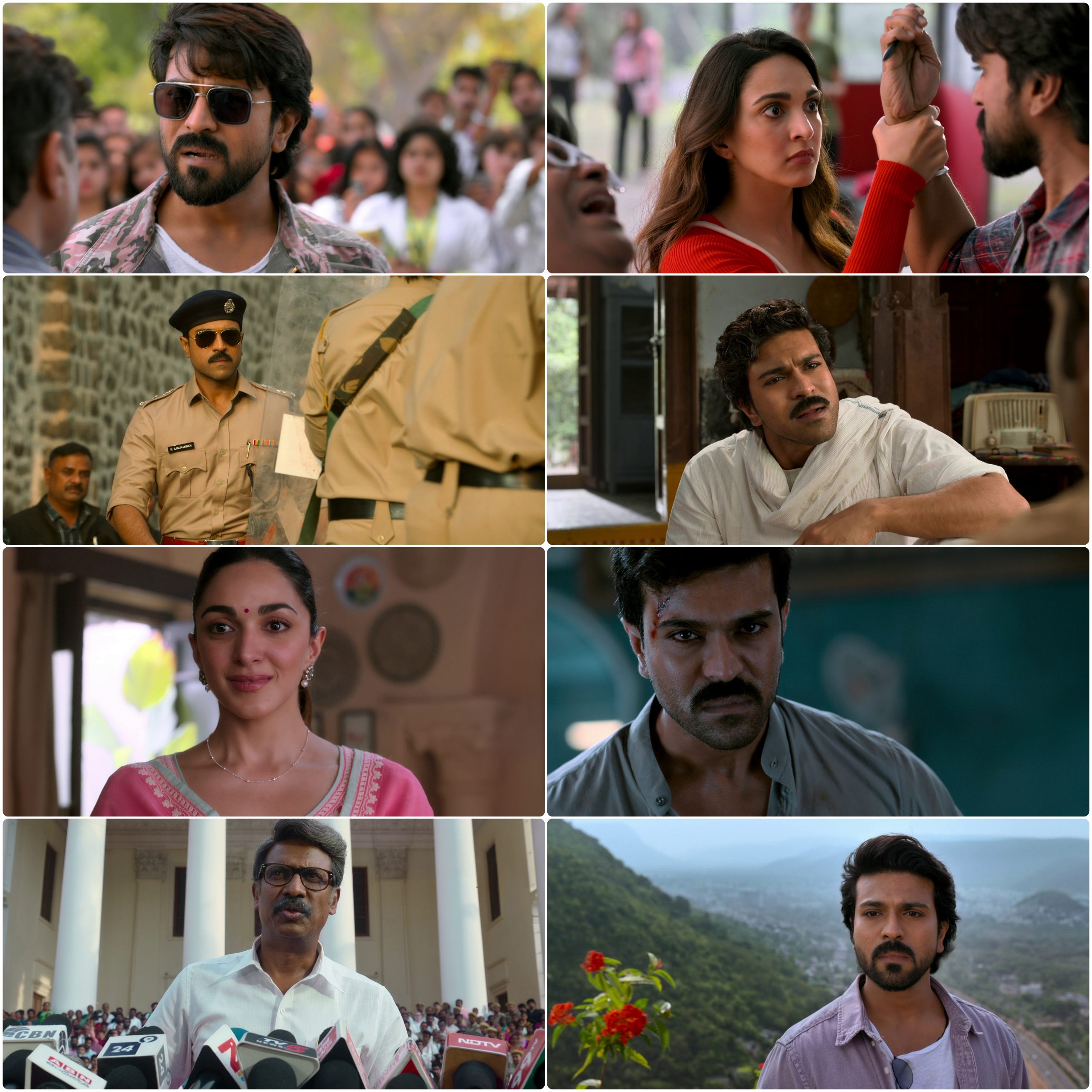 Game Changer 2025 Hindi Telugu Dual Audio UnCut South Movie HD ESub Movies4U screenshot