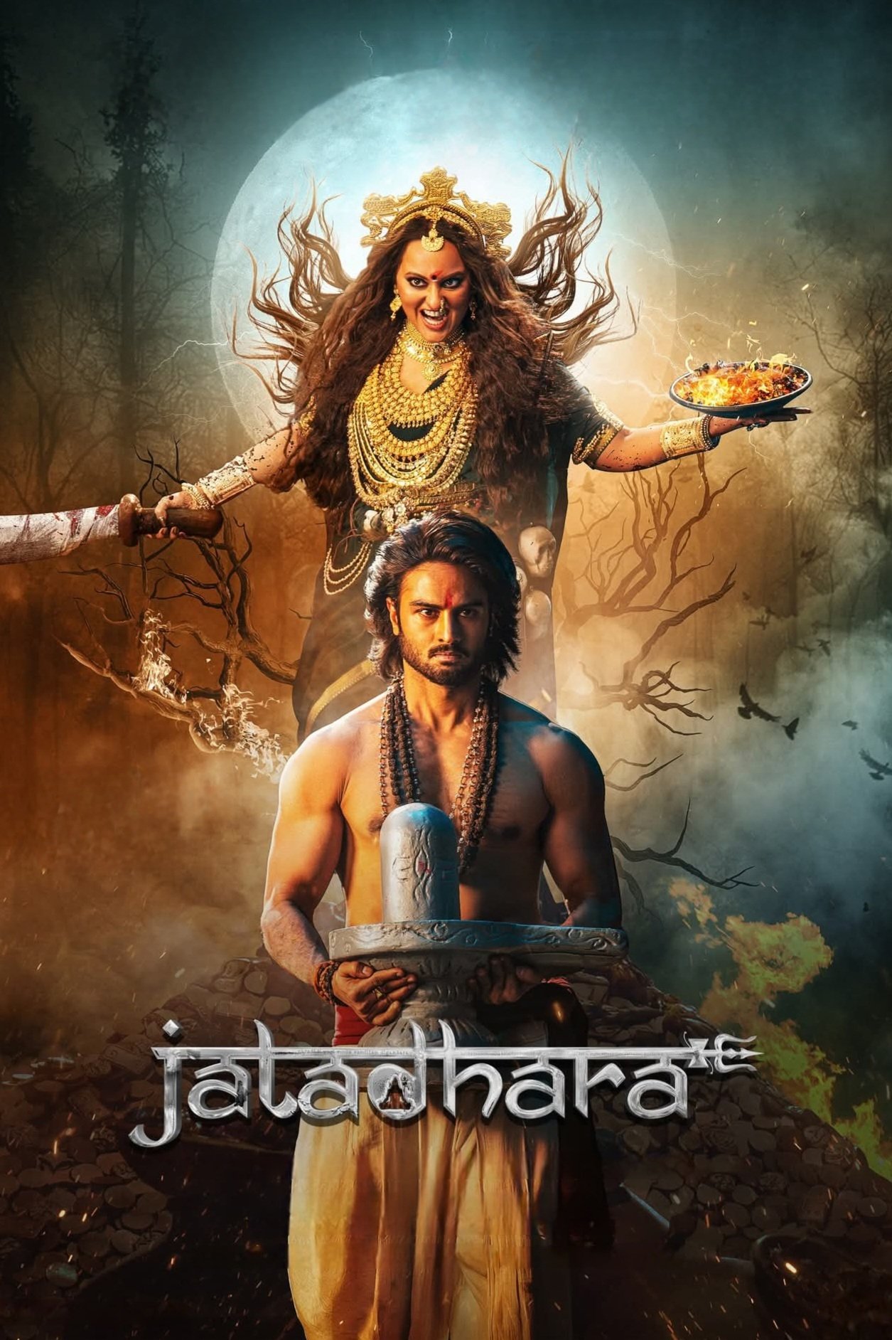 Jatadhara 2025 South Hindi Dubbed Movie PreDvD Movies4U.com