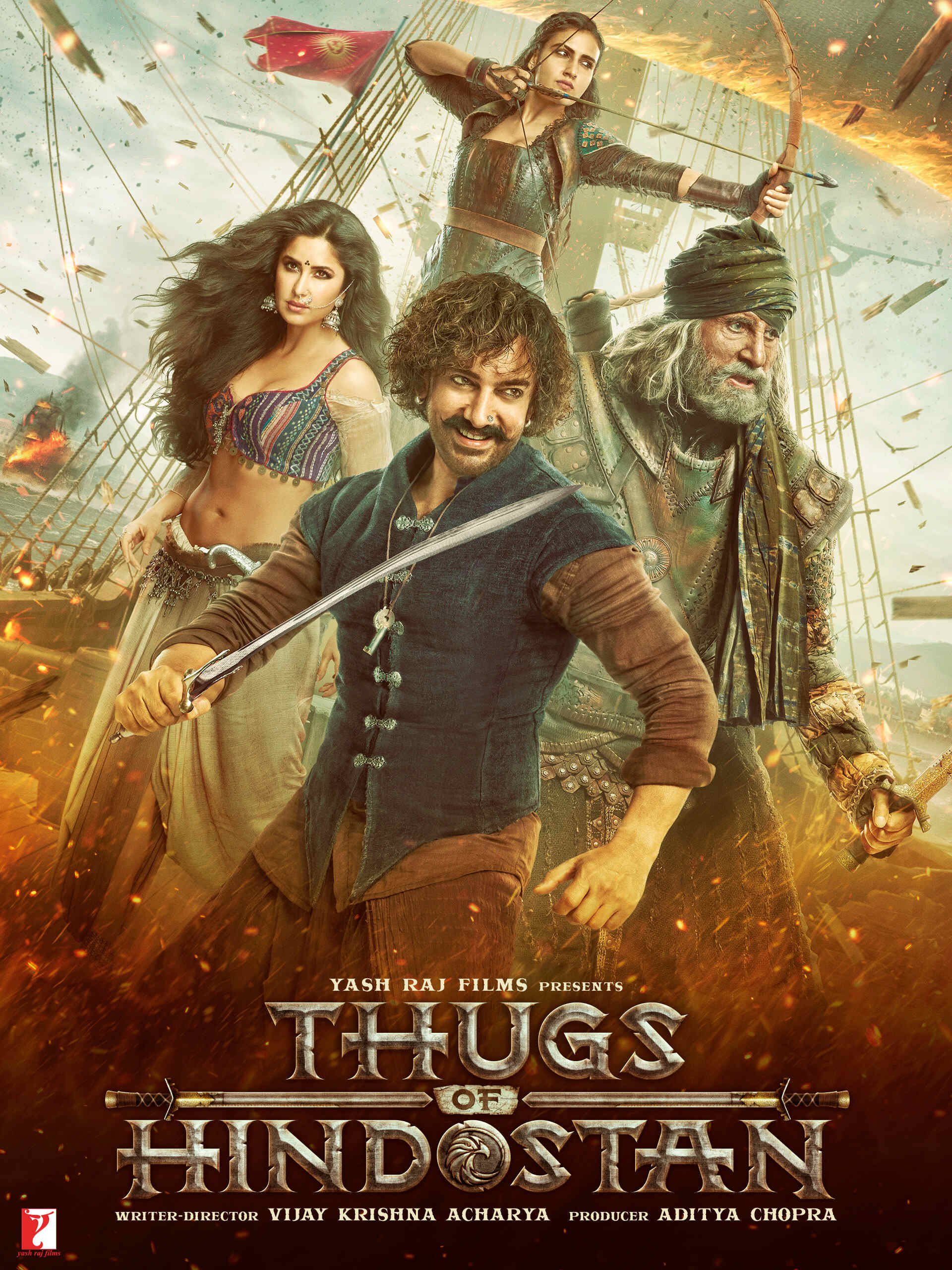 Thugs of Hindostan 2018 Bollywood Hindi Movie BluRay HD ESub Movies4U.com